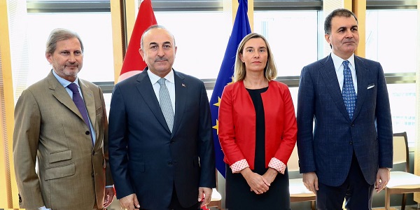 Dışişleri Bakanı Mevlüt Çavuşoğlu’nun Türkiye-Avrupa Birliği Siyasi Diyalog Toplantısı vesilesiyle Brüksel’i ziyareti, 25 Temmuz 2017