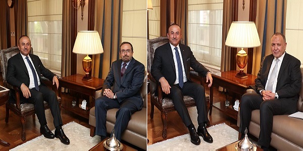 Dışişleri Bakanı Mevlüt Çavuşoğlu’nun ABD ve Libya’nın Ankara Büyükelçilerini kabulü, 2 Ekim 2017