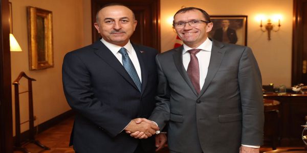 Dışişleri Bakanı Mevlüt Çavuşoğlu’nun BMGS Kıbrıs Özel Danışmanı Espen Barth Eide’yi kabulü, 30 Mayıs 2017