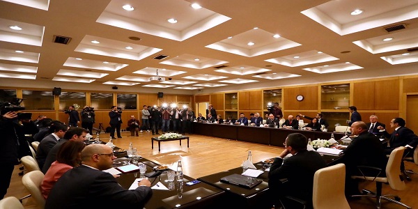 لقاء السيد تشاووش أوغلو وزير الخارجية مع مندوبي وسائل الإعلام التركية 