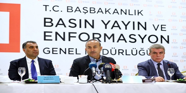 Foreign Minister Çavuşoğlu has attended the event “Local Media is Meeting with Their Minister” organised by Directorate General of Press and Information (BYEGM)