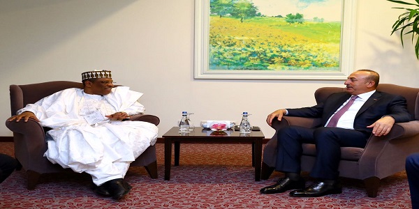 استقبال السيد تشاووش أوغلو وزير الخارجية لسفير النيجر لدى أنقرة - 27 نيسان/أبريل 2017