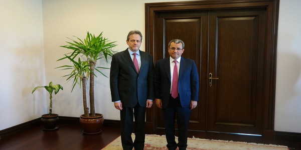 Deputy Minister of Foreign Affairs Ambassador Ahmet Yıldız received Ambassador of Greece, 10 May 2017