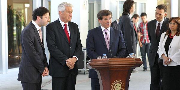 Foreign Minister Davutoğlu meets with Secretary General of the Council of Europe