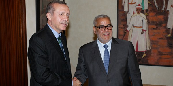 السيد أردوغان رئيس الوزراء يجري زيارة رسمية للملكة المغربية