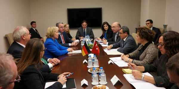 Deputy Foreign Minister Ambassador Yıldız met with Prof. Dr. Böhmer, Minister of State at the Federal Foreign Office of the Federal Republic of Germany