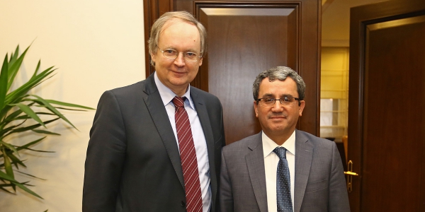 Deputy Foreign Minister Ambassador Yıldız received Head of the EU Delegation to Turkey 
