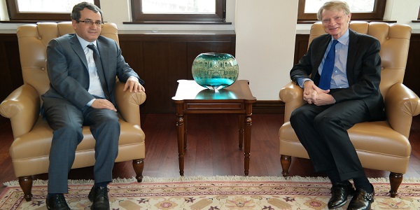Dışişleri Bakan Yardımcısı Büyükelçi Ahmet Yıldız’ın Hollanda Krallığı’nın Ankara Büyükelçisi Cornelis van Rij’i kabulü