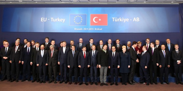 Foreign Minister Çavuşoğlu visited Brussels in company with Prime Minister Ahmet Davutoğlu