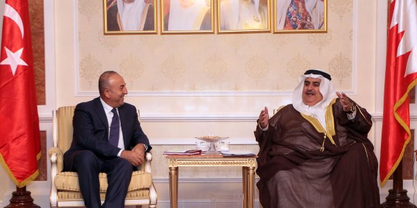 زيارة السيد تشاووش أوغلو وزير الخارجية للبحرين