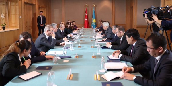Dışişleri Bakanı Çavuşoğlu’nun Kazakistan’ı ziyareti