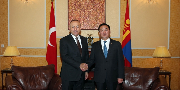 Foreign Minister Çavuşoğlu is in Mongolia
