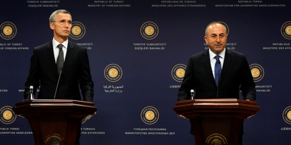 Foreign Minister Çavuşoğlu met with NATO Secretary General Stoltenberg.