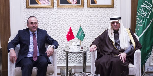 Foreign Minister Çavuşoğlu accompanied President Erdoğan during his visit to Saudi Arabia