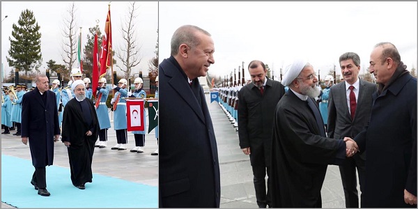 La visite du président d’Iran, Hasan Rouhani, en Turquie pour participer à la cinquième réunion du Conseil de coopération de haut niveau Turquie-Iran, 20 décembre 2018