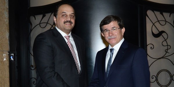 Foreign Minister Davutoğlu meets Qatari Foreign Minister Al Attiyah