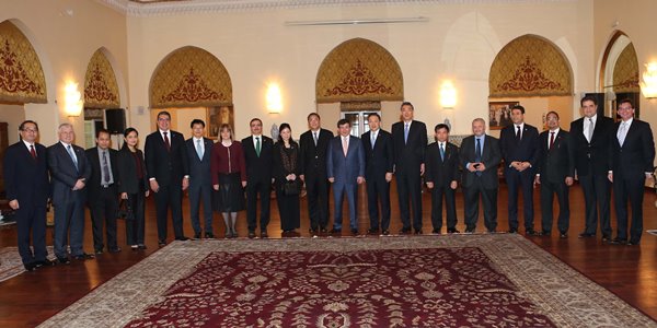 Foreign Minister Davutoğlu meets with Ambassadors of Asia-Pacific countries