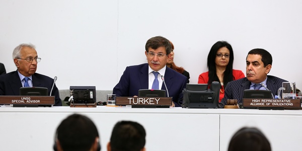 Foreign Minister Davutoğlu “There is no peace without sustainable development and there is no sustainable development without peace”