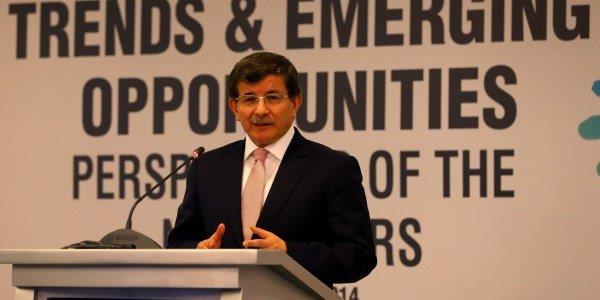 Foreign Minister Davutoğlu addresses the International Development Conference