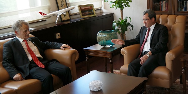 Dışişleri Bakan Yardımcısı Büyükelçi Ahmet Yıldız’ın, Kırım Tatar Türklerinin Lideri Mustafa Kırımoğlu’nu Kabulü, 4 Temmuz 2017