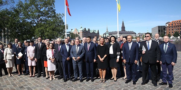 Foreign Minister Mevlüt Çavuşoğlu visited Copenhagen to attend Ukraine Reform Conference, 26-27 June 2018