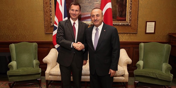 Foreign Minister Mevlüt Çavuşoğlu visited the United Kingdom, 13-15 October 2018