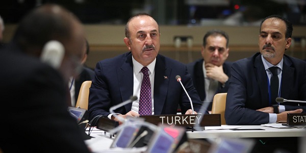 Foreign Minister Mevlüt Çavuşoğlu is visiting the US to attend the 73rd Session of the UN General Assembly, 26 September 2018