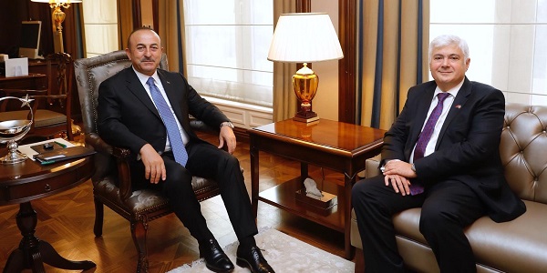 Dışişleri Bakanı Mevlüt Çavuşoğlu’nun Gürcistan, Zambiya, Kongo Cumhuriyeti Büyükelçileri ve AB Türkiye Delegasyonu Başkanını kabulü, 18 Eylül 2018