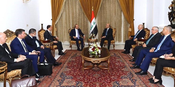 Foreign Minister Mevlüt Çavuşoğlu visited Iraq, 11 October 2018
