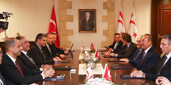 Le ministre des Affaires étrangères, Mevlüt Çavuşoğlu, a effectué une visite à la République turque de Chypre du Nord, 23-24 juillet 2018