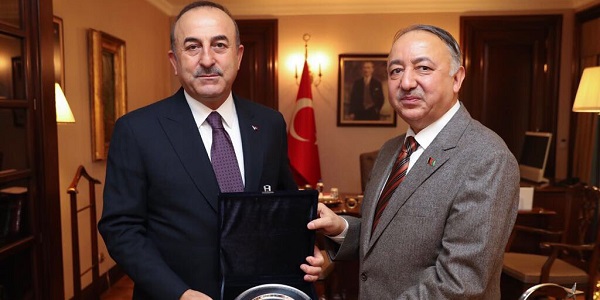 Foreign Minister Mevlüt Çavuşoğlu received Ambassador of Afghanistan in Ankara, 28 November 2017