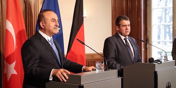 Le Ministre des Affaires étrangères Mevlüt Çavuşoğlu a visité l'Allemagne du 6 au 7 mars 2018