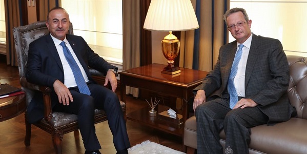 Dışişleri Bakanı Mevlüt Çavuşoğlu’nun Belçika Büyükelçisini kabulü, 26 Temmuz 2017