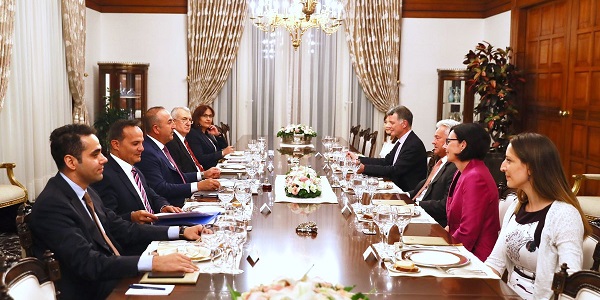 Foreign Minister Mevlüt Çavuşoğlu met with Alan Duncan, Minister of State at Foreign Commonwealth Office of UK, 16 August 2017