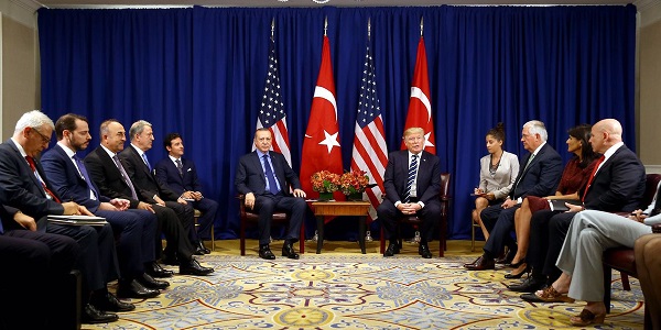 La visite du Ministre des Affaires étrangères Mevlüt Çavuşoğlu aux États-Unis d’Amérique en marge de la 72ème Assemblée générale de l’ONU, jeudi 21 septembre 2017