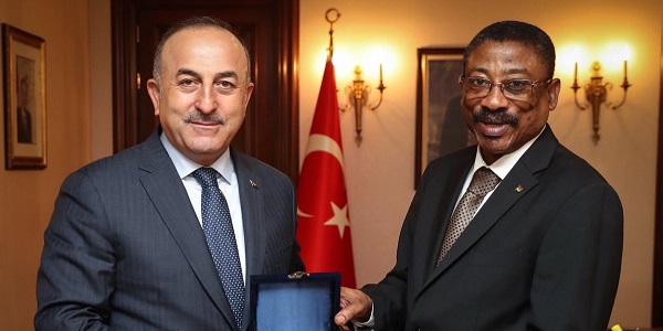 Foreign Minister Mevlüt Çavuşoğlu met with Ambassador of Burkina Faso in Ankara, 19 March 2018