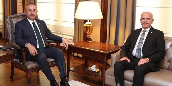 لقاء السيد تشاووش أوغلو وزير الخارجية مع السفير العراقي لدى أنقرة، 7 أيار/مايو 2018