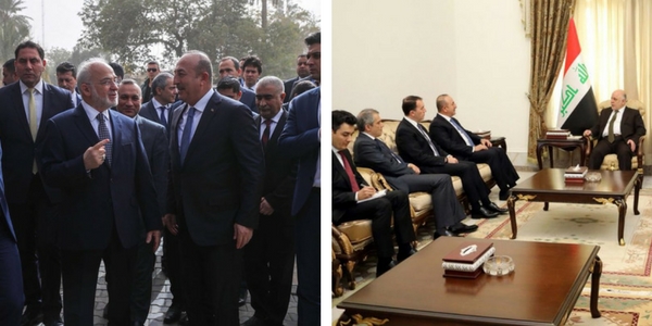 The visit of Foreign Minister Mevlüt Çavuşoğlu to Iraq, 21 January 2018