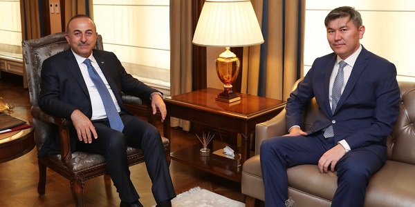 Dışişleri Bakanı Mevlüt Çavuşoğlu’nun Kazakistan Büyükelçisini kabulü, 26 Temmuz 2017