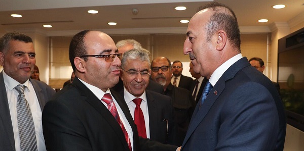 Le ministre des Affaires étrangères, Mevlüt Çavuşoğlu, a reçu le Maire de Misurata, le 14 décembre 2017