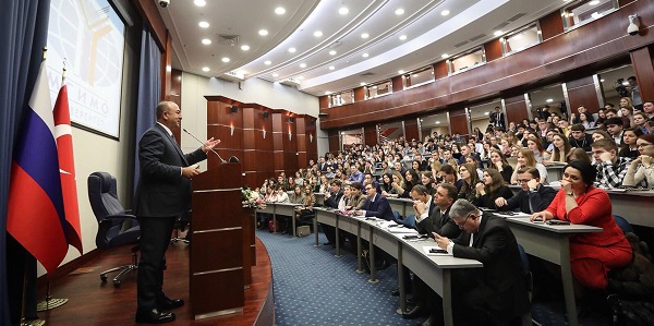Foreign Minister Mevlüt Çavuşoğlu visited Moscow, 12-14 March 2018