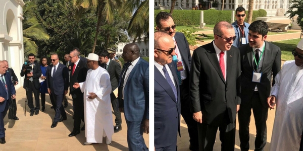 Le Ministre des Affaires étrangères Mevlüt Çavuşoğlu a accompagné le Président  Erdoğan lors de sa visite au Mali, 2 mars 2018