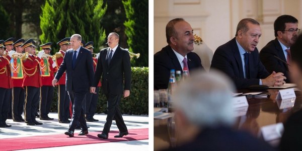 Dışişleri Bakanı Mevlüt Çavuşoğlu’nun Sayın Cumhurbaşkanımıza refakatle Azerbaycan’ı ziyareti, 30-31 Ekim 2017