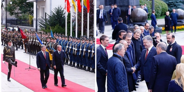 Dışişleri Bakanı Mevlüt Çavuşoğlu'nun Sayın Cumhurbaşkanımıza refakatle Ukrayna’yı ziyareti, 9 Ekim 2017