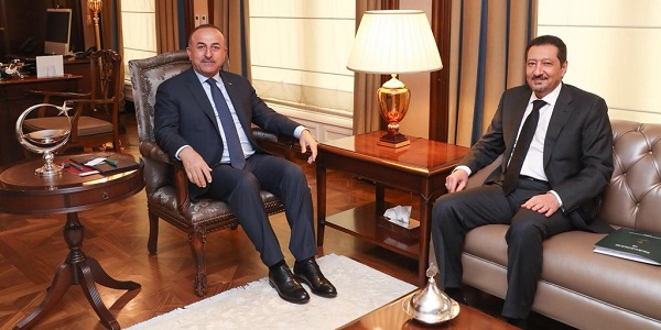 Le Ministre des Affaires étrangères Mevlüt Çavuşoğlu a rencontré l'Ambassadeur d'Arabie saoudite à Ankara, 19 mars 2018