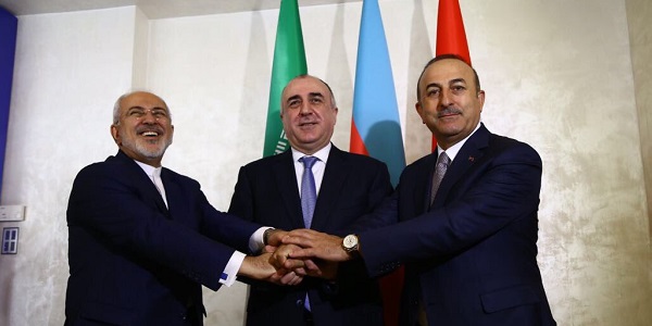Dışişleri Bakanı Mevlüt Çavuşoğlu’nun Türkiye-Azerbaycan-İran Üçlü Dışişleri Bakanları Beşinci Toplantısına katılmak üzere Azerbaycan’ı ziyareti, 20 Aralık 2017