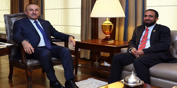 Foreign Minister Mevlüt Çavuşoğlu received Ambassador of Oman on 7 August 2017