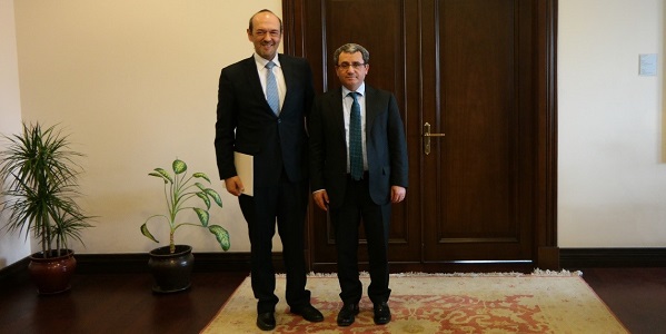استقبال السفير أحمد يلدز معاون وزير الخارجية للسفير اللبناني لدى أنقرة، 26 شباط/فبراير 2018