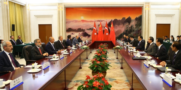 زيارة السيد أردوغان رئيس الجمهورية التركية للصين
