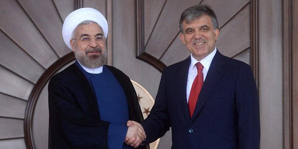President Rouhani of Iran in Ankara